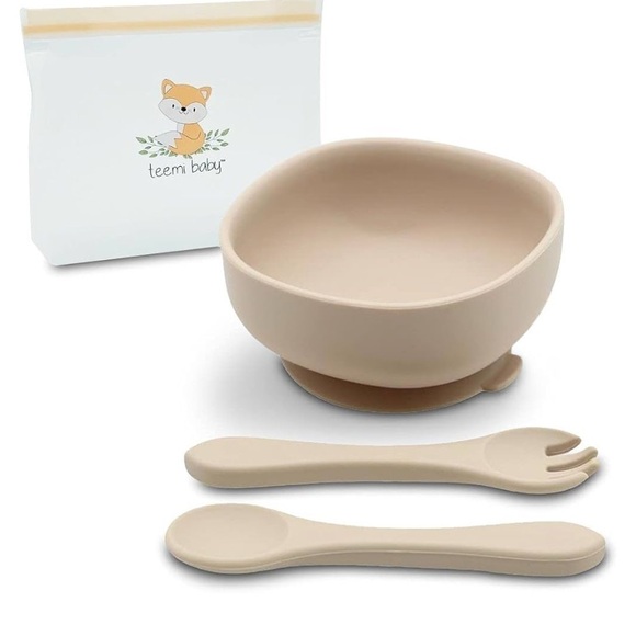 Beige feeding set - teemi baby - Picture 1 of 4